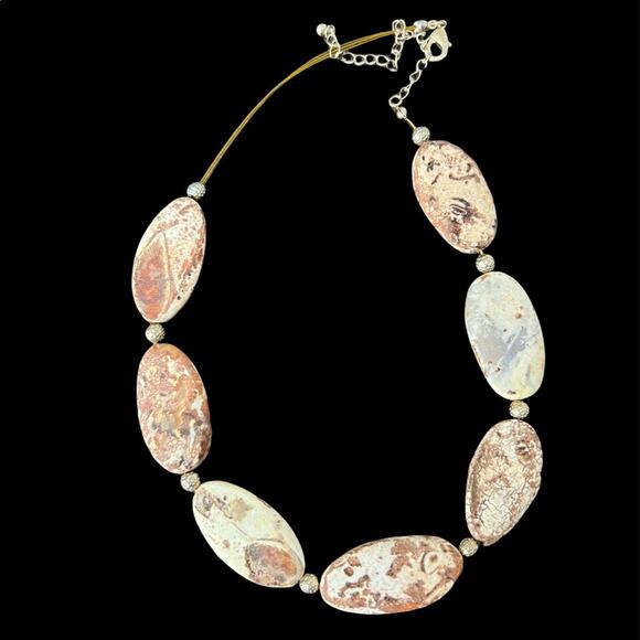 Earth Stone Necklace 18" - Picture 1 of 2
